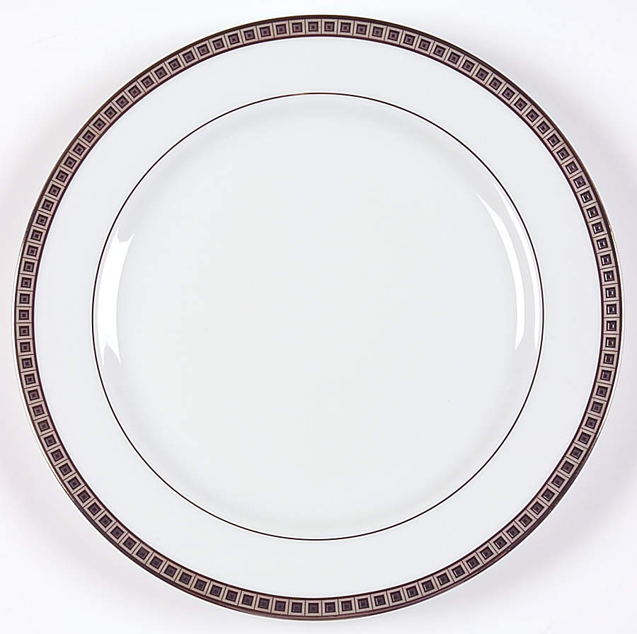 Athena Platinum Salad Plate by Bernardaud-1