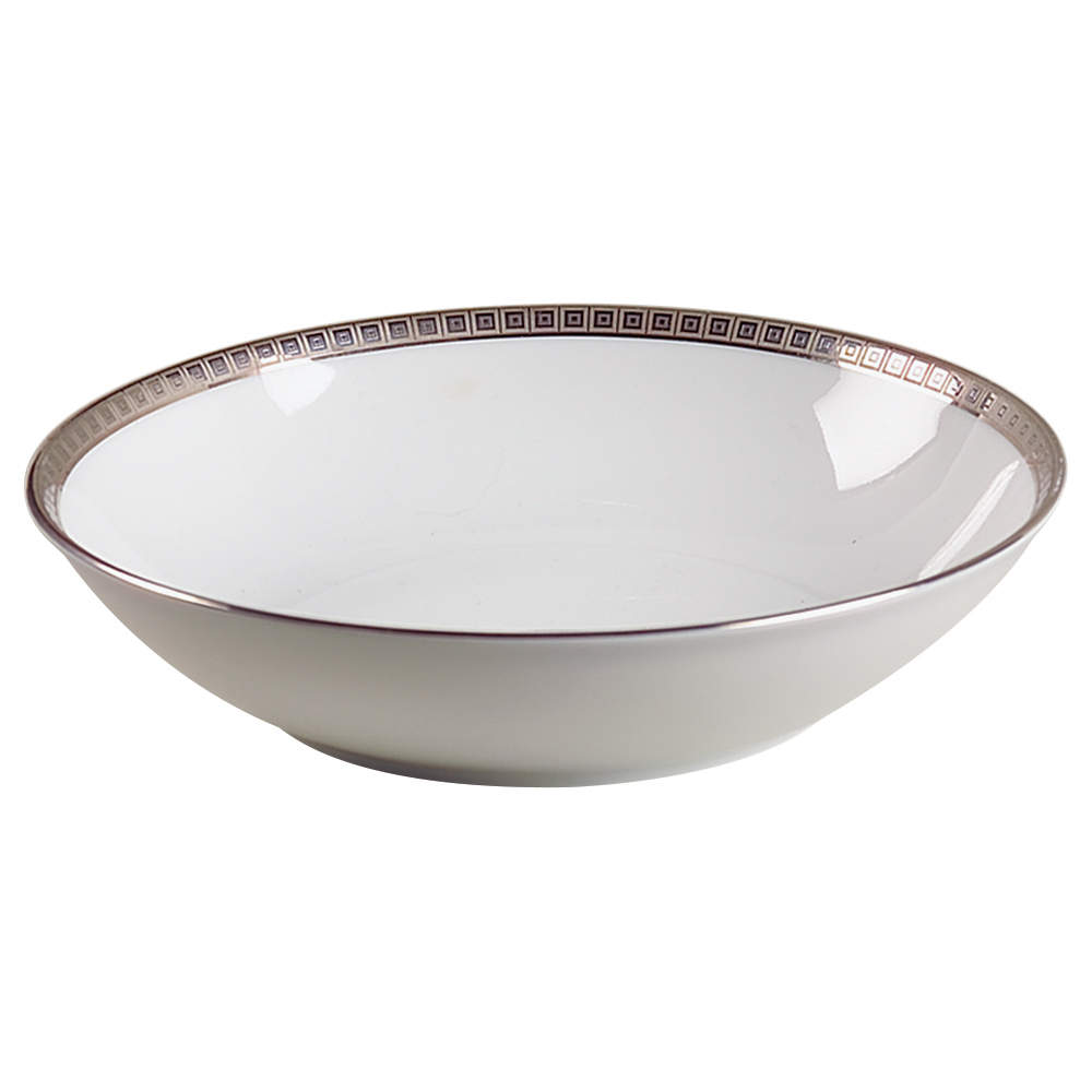 Athena Platinum Coupe Soup Bowl by Bernardaud-1