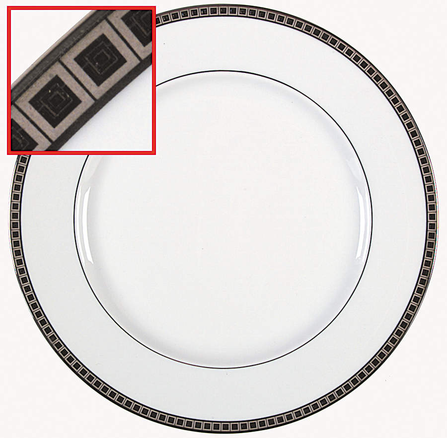 Athena Platinum Dinner Plate by Bernardaud-1