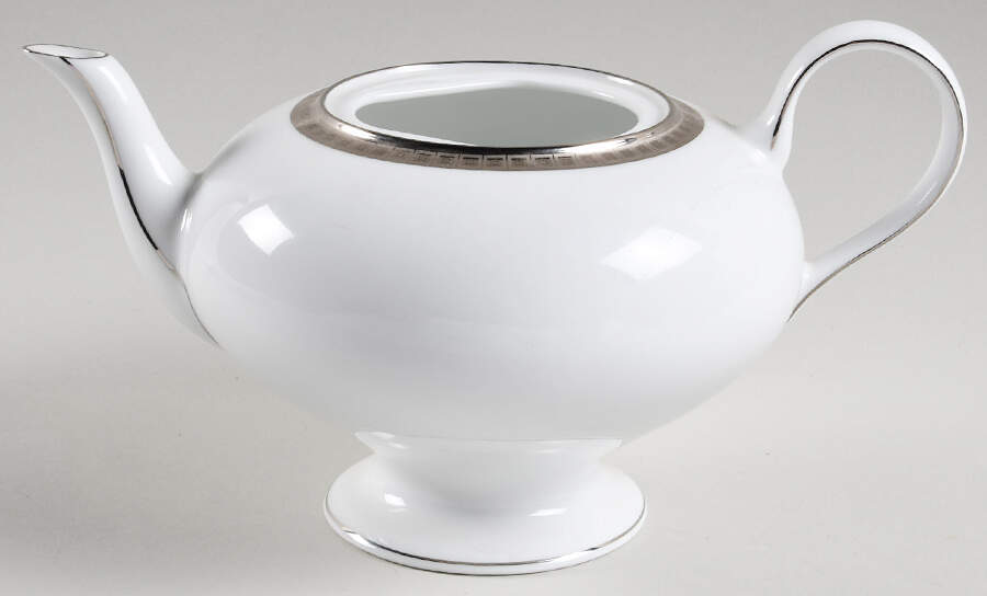 Athena Platinum Teapot No Lid by Bernardaud-1