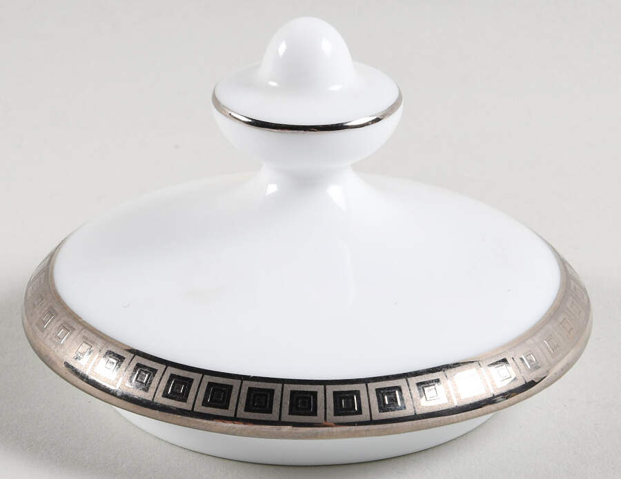 Athena Platinum Lid for Teapot by Bernardaud-1