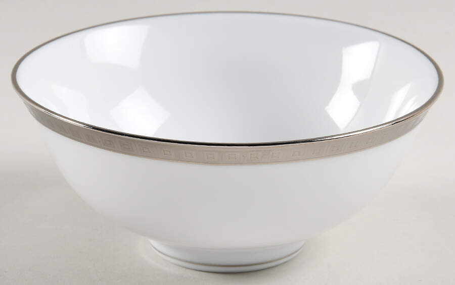Athena Platinum Rice Bowl by Bernardaud-1