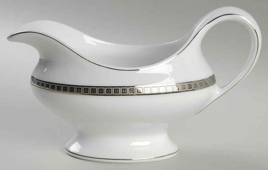 Athena Platinum Gravy Boat by Bernardaud-1