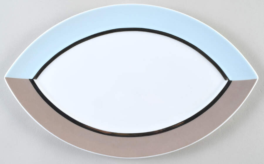 Fusion 14" Oval Serving Platter by Bernardaud-1