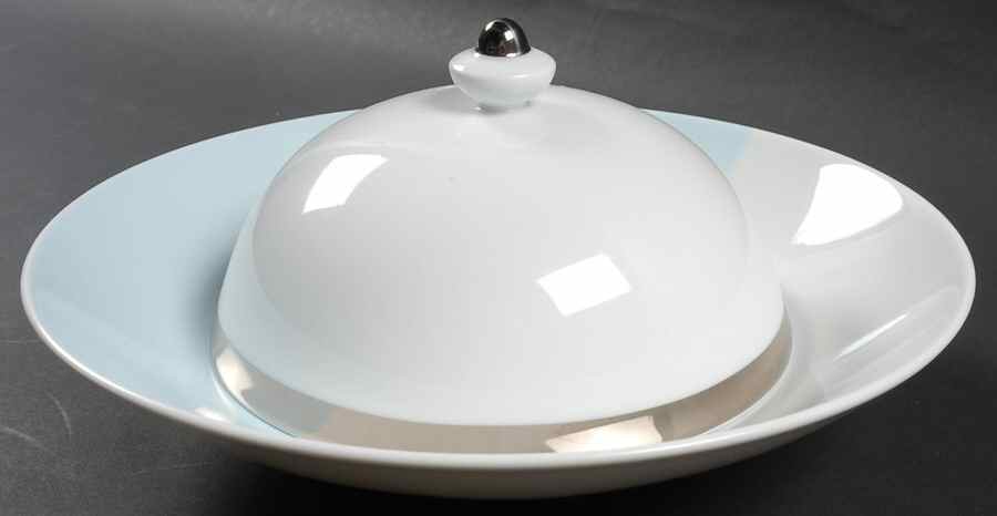 Fusion 10" Shogun Plate & Bell Cover by Bernardaud-1