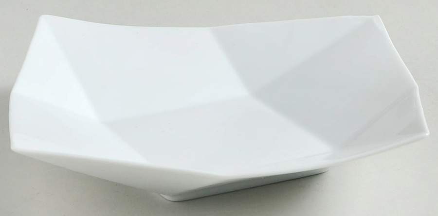 Fusion White Square Soup Bowl by Bernardaud-1