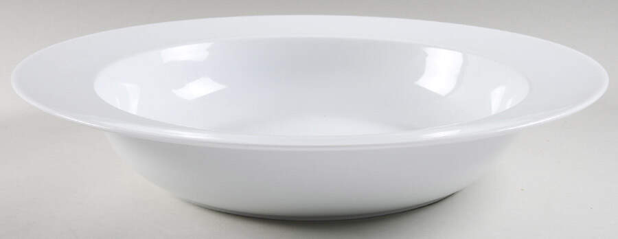 Fusion White 16" Pasta Serving Bowl by Bernardaud-1