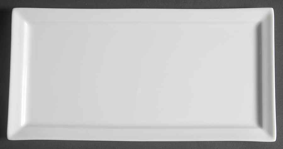 Fusion White 9" Rectangular Tray by Bernardaud-1