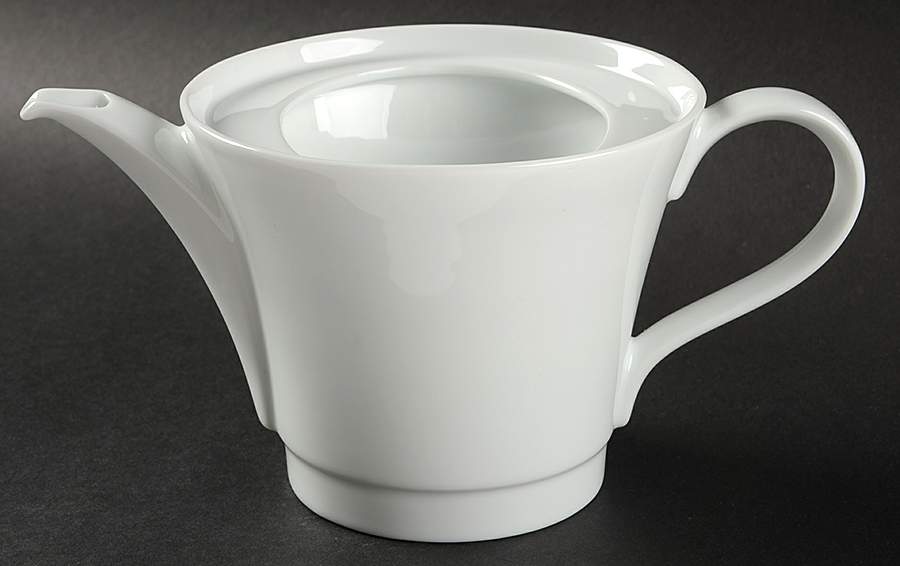 Fusion White Tea/Coffee Pot No Lid by Bernardaud-1