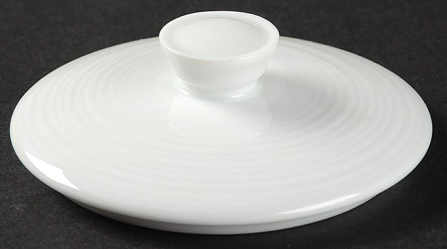Fusion White Lid for Sugar Bowl by Bernardaud-1