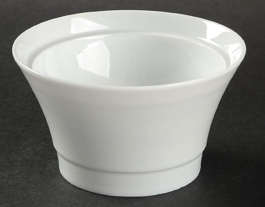 Fusion White Sugar Bowl No Lid by Bernardaud-1