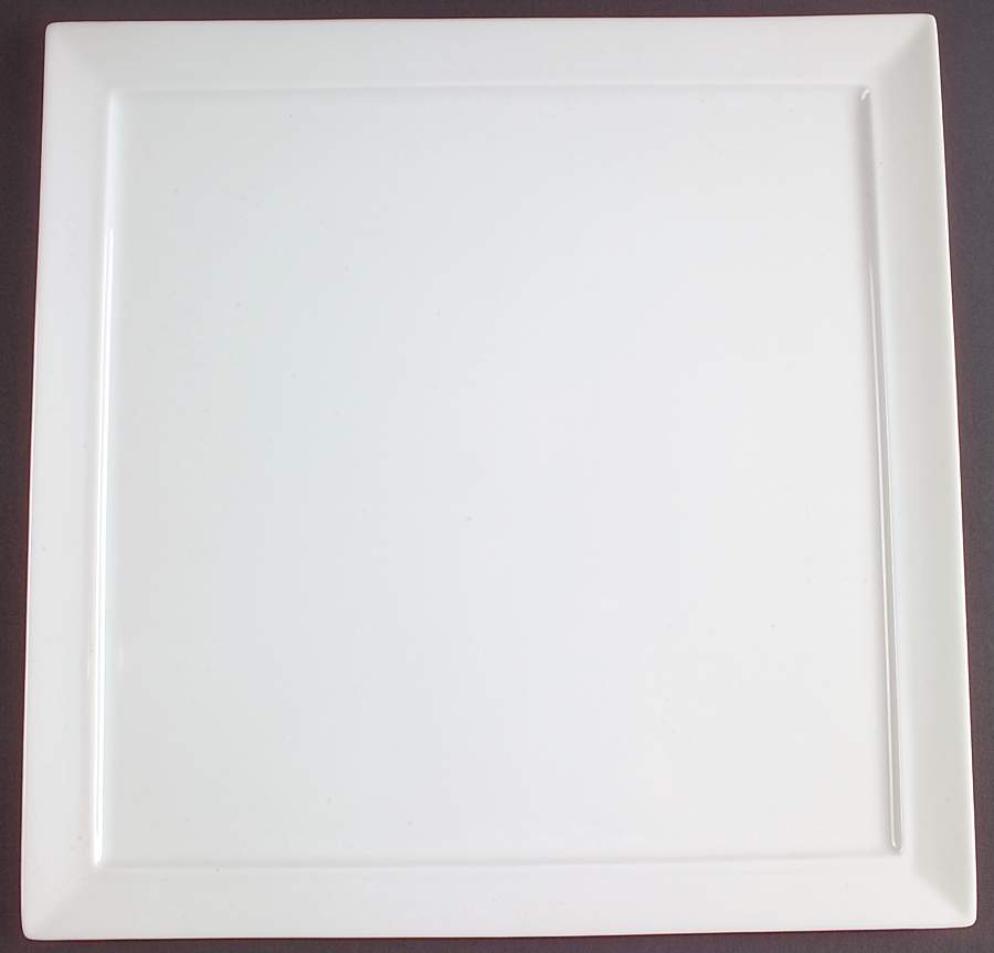 Fusion White 12" Square Tray by Bernardaud-1