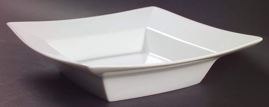Fusion White Square Soup Bowl by Bernardaud-1