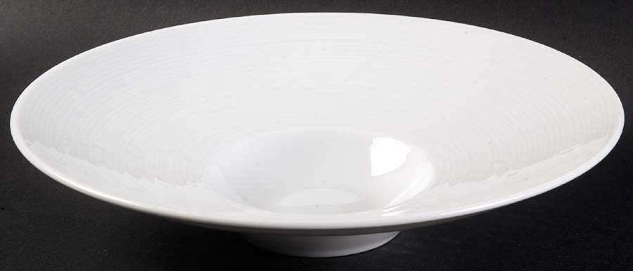 Fusion White 9" Round Serving Bowl by Bernardaud-1