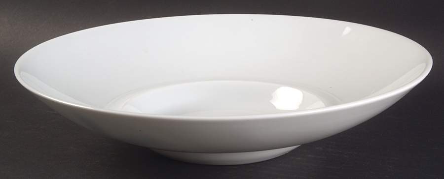 Fusion White Coupe Plate by Bernardaud-1