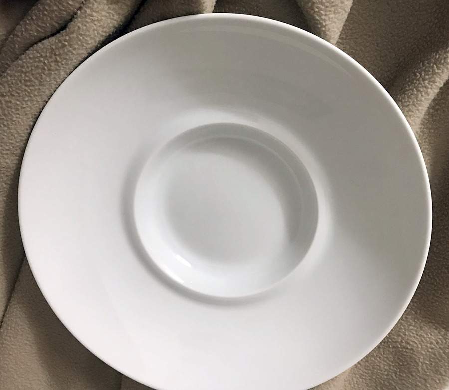 Fusion White 10" Large Salad Serving Bowl by Bernardaud-1