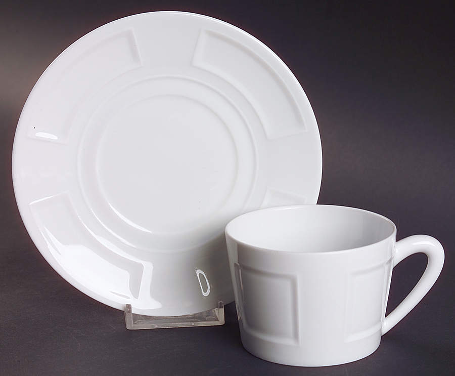 Naxos Flat Cup & Saucer Set by Bernardaud-1