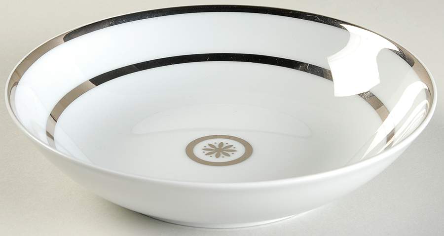 Sparte Platinum Coupe Soup Bowl by Bernardaud-1