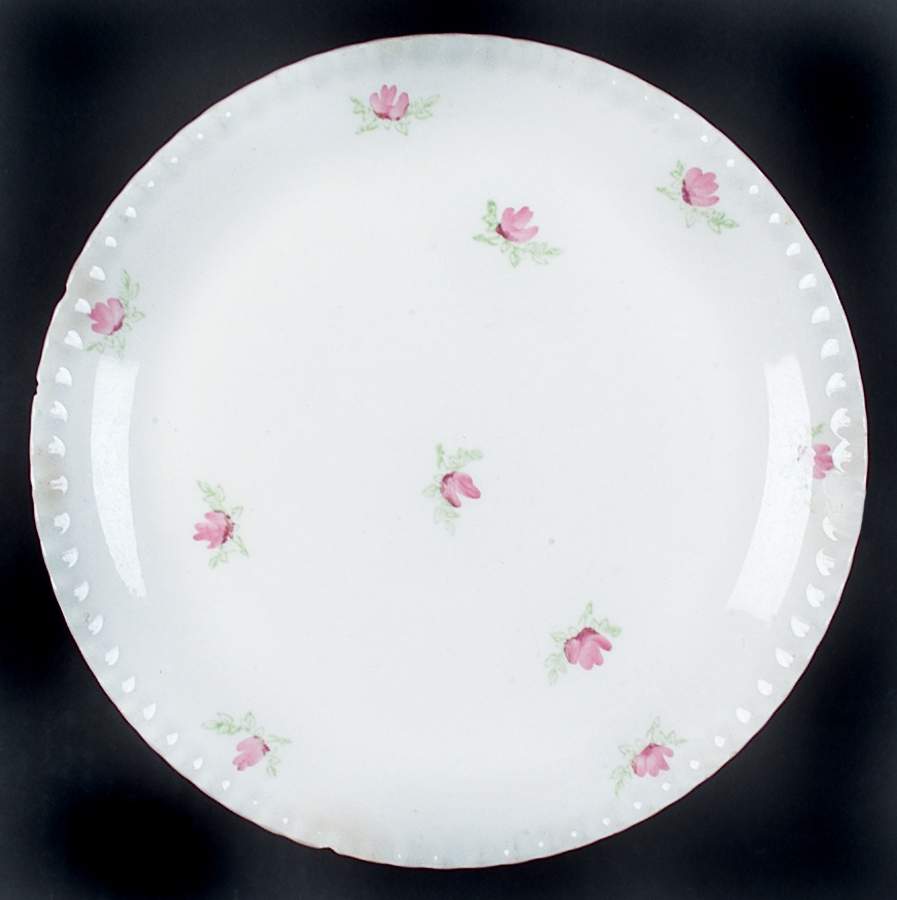 Rosebud Dinner Plate by Blue Ridge Southern Pottery-1