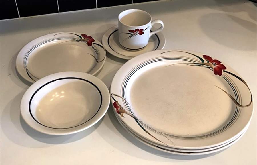 Azalea Flat Cup & Saucer Set by Baker, Hart & Stuart-1