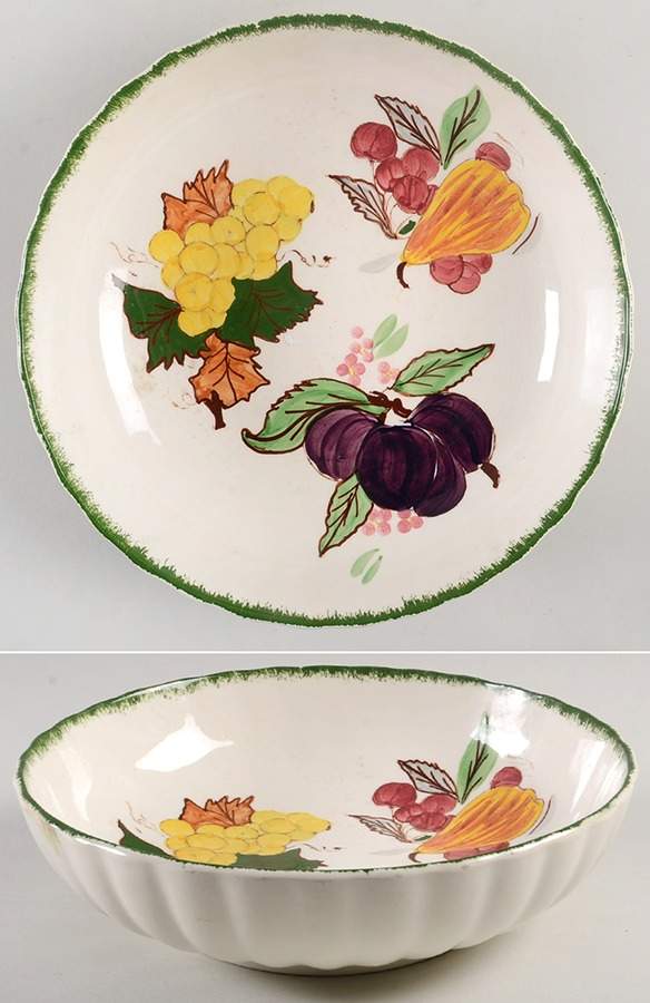 BRP99 10" Large Salad Serving Bowl by Blue Ridge Southern Pottery-1