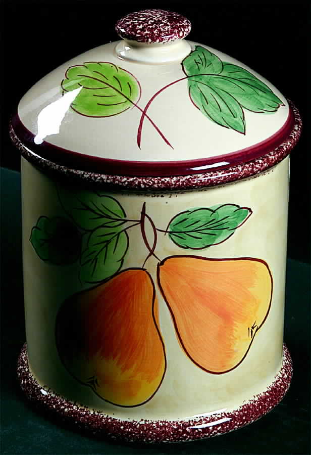 Harvest Bouquet Large Canister & Lid by Bernarda-1