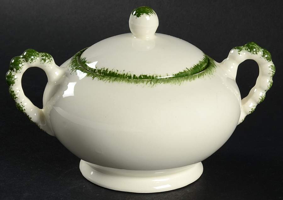Peggie's Posies Variant Sugar Bowl & Lid by Blue Ridge Southern Pottery-1