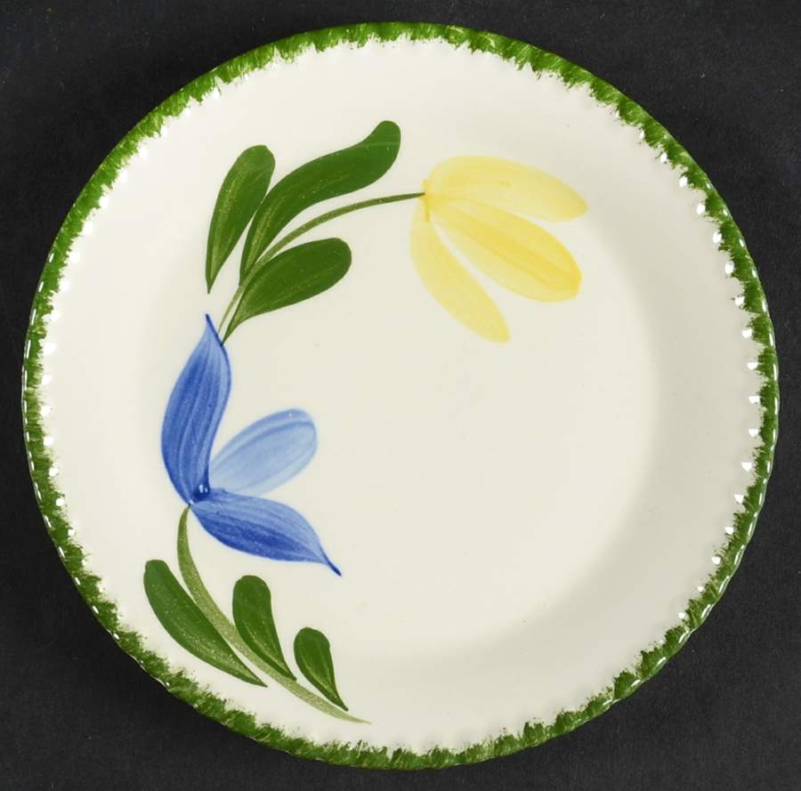 Peggie's Posies Variant Bread & Butter Plate by Blue Ridge Southern Pottery-1