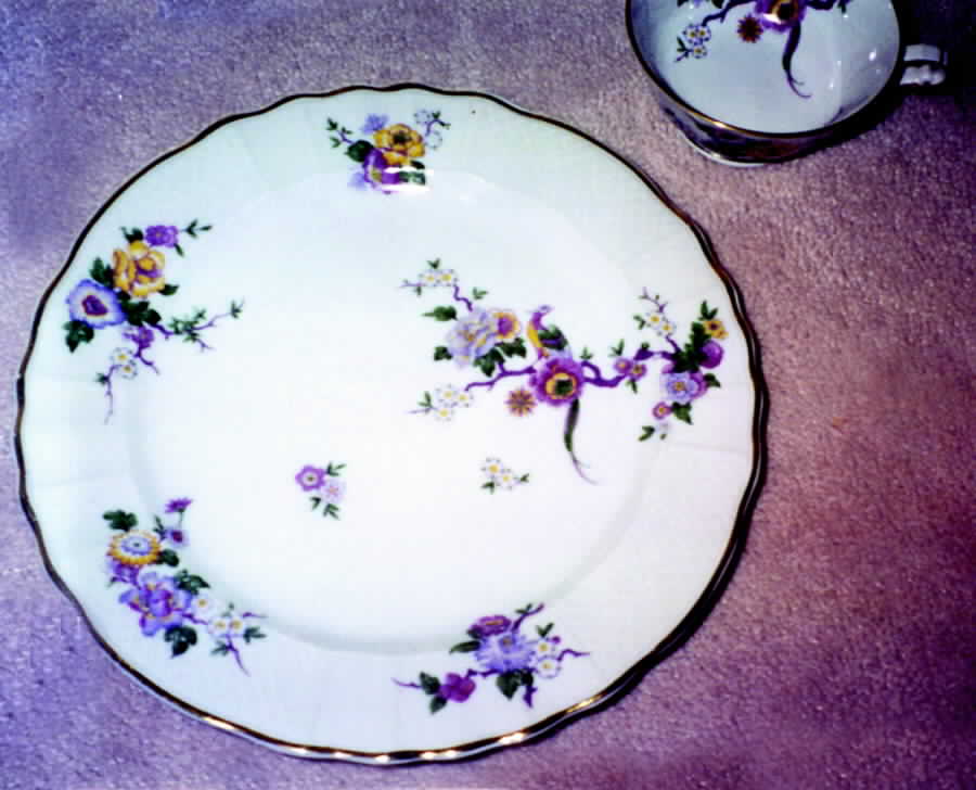 Bengali (White, Versaille) Dinner Plate by Bernardaud-1