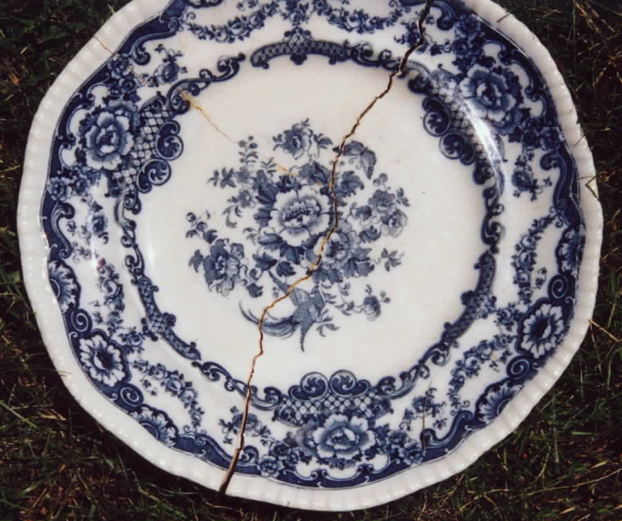 Lancaster (Blue) Luncheon Plate by Bishop & Stonier-1