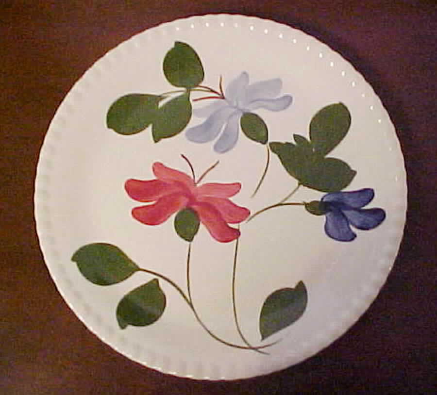 Precious Dinner Plate by Blue Ridge Southern Pottery-1