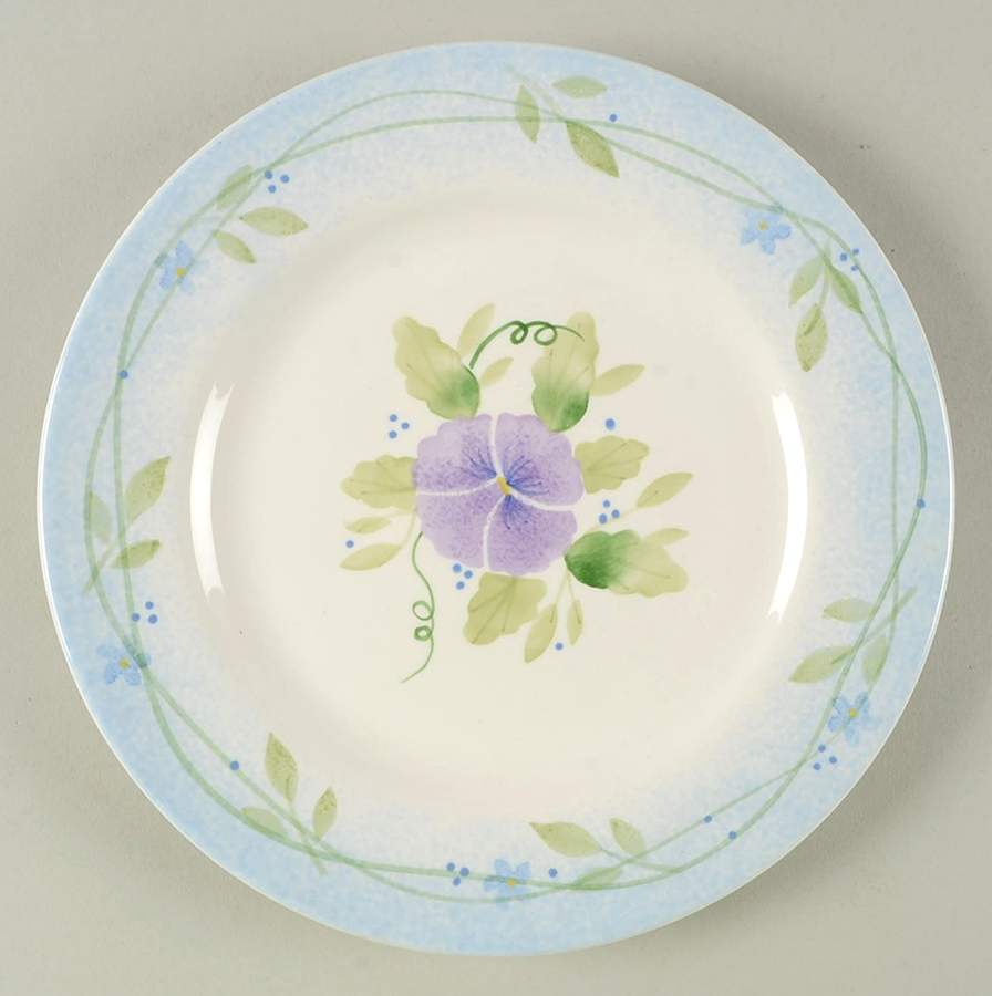Posy Patch Salad/Dessert Plate by Block-1