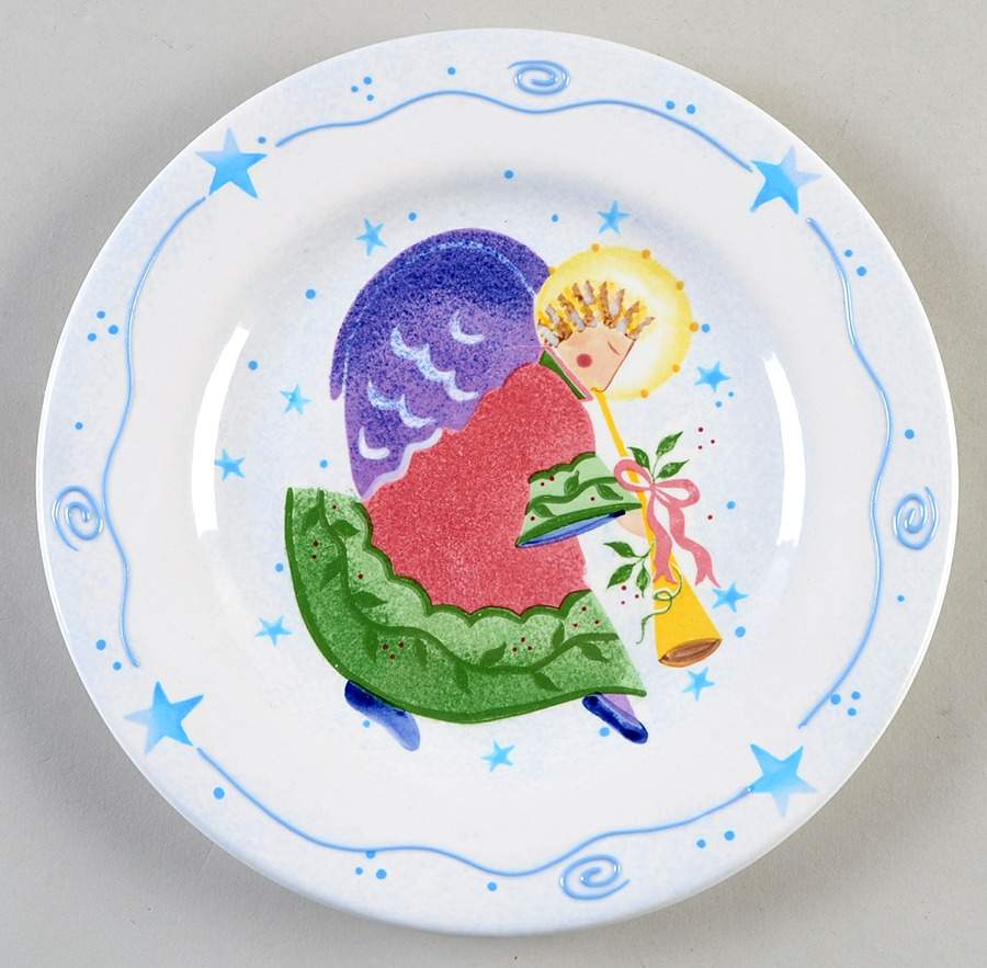 Angelica Salad/Dessert Plate by Block-1