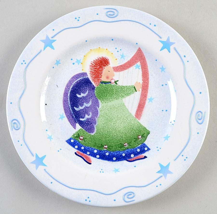 Angelica Salad/Dessert Plate by Block-1