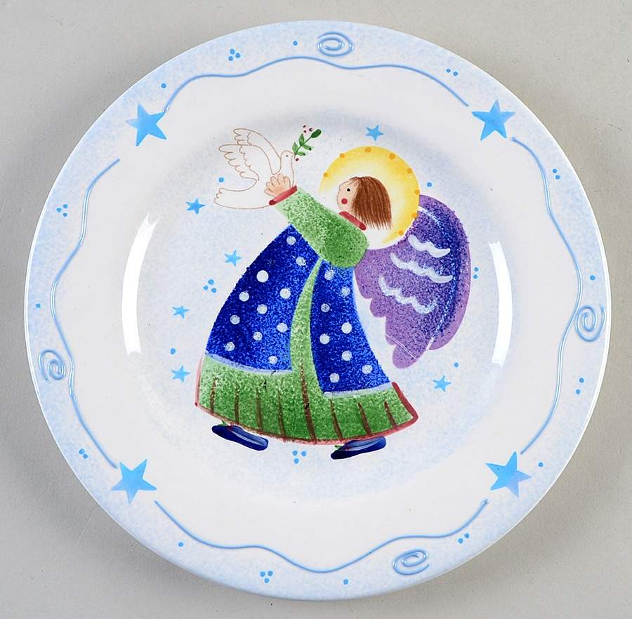 Angelica Salad/Dessert Plate by Block-1