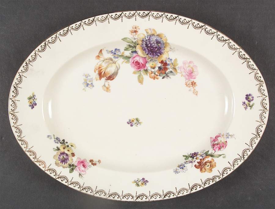 2627 12" Oval Serving Platter by Bavaria-1