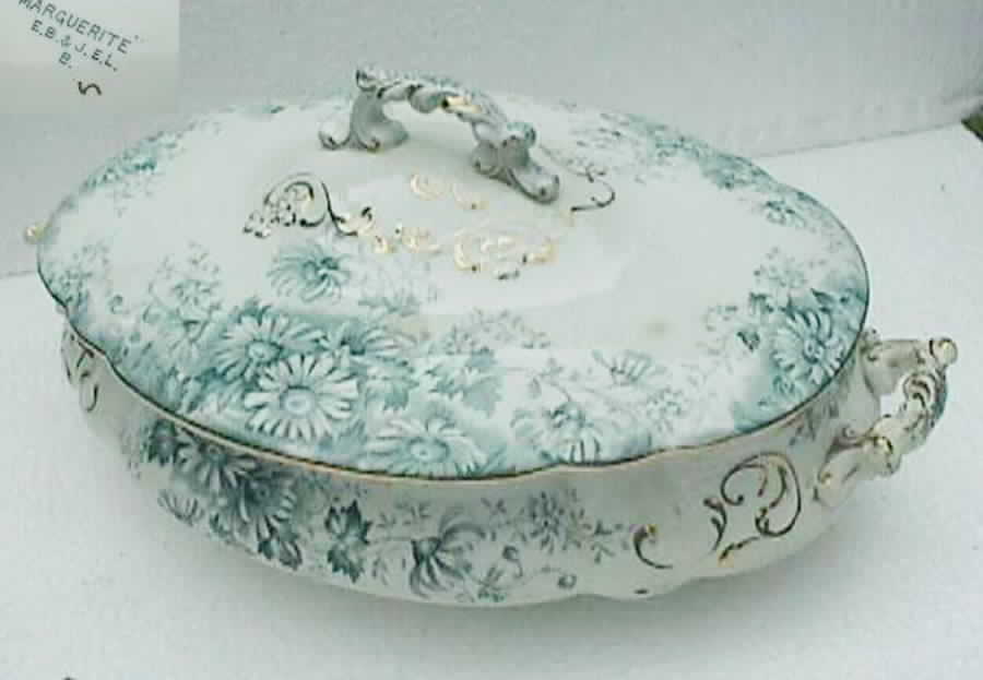 Marguerite Oval Covered Vegetable by Bourne & Leigh-1