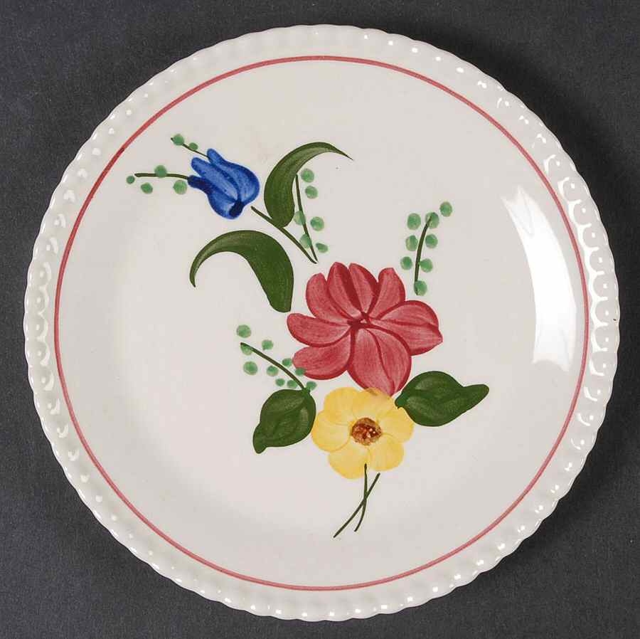 Harmony Bread & Butter Plate by Blue Ridge Southern Pottery-1