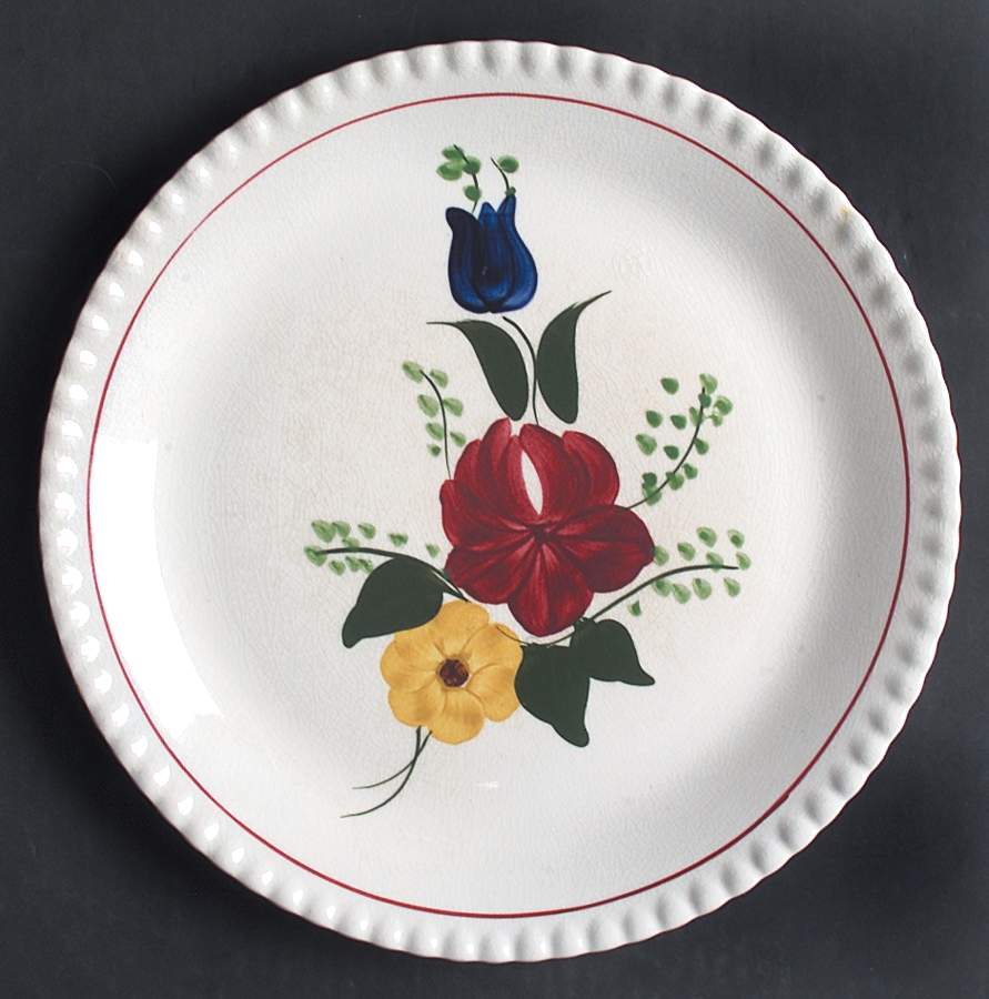 Harmony Dinner Plate by Blue Ridge Southern Pottery-1
