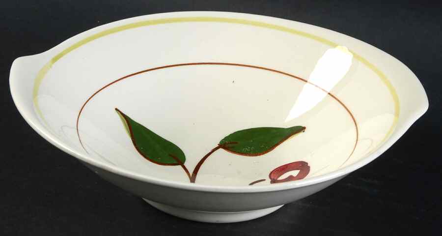 Mountain Cherries Hermitage Lugged Cereal Bowl by Blue Ridge Southern Pottery-1