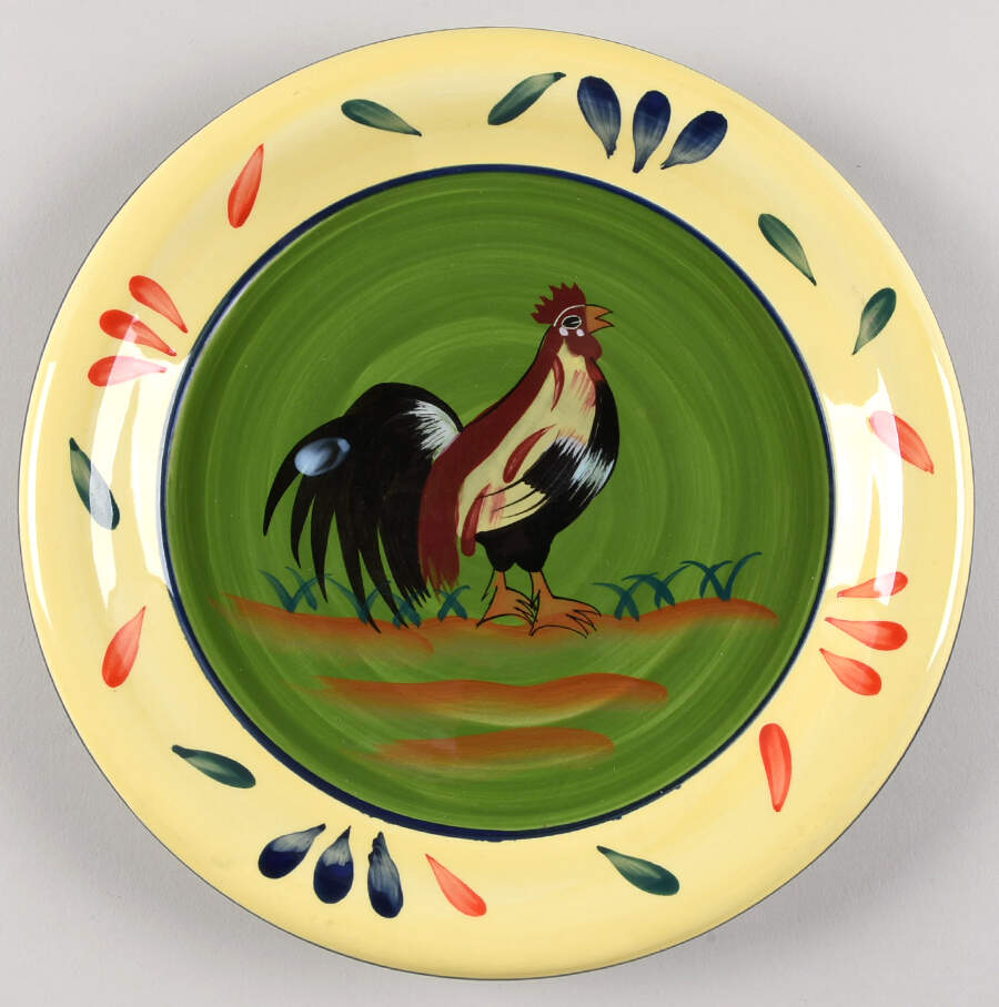 Provence Rooster Collection Dinner Plate by Baum Brothers-1
