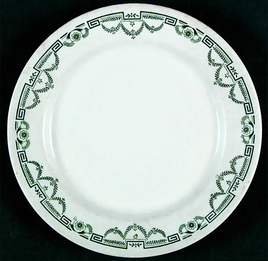 Plymouth Green Salad Plate by Buffalo Pottery-1