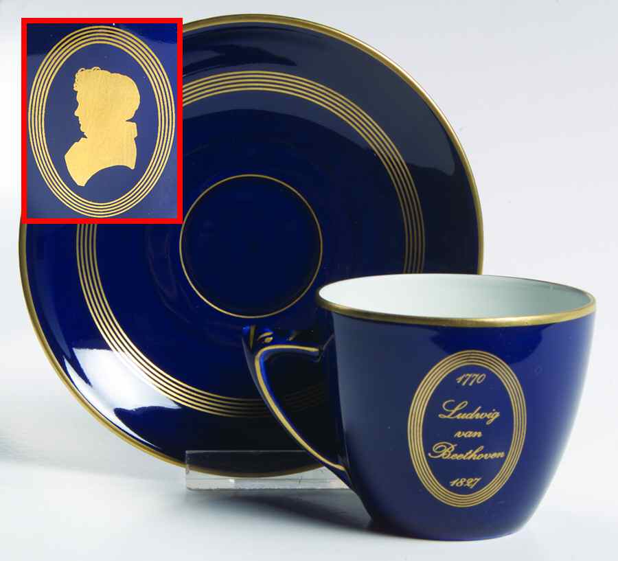 BIG59 Flat Cup & Saucer Set by Bing & Grondahl-1