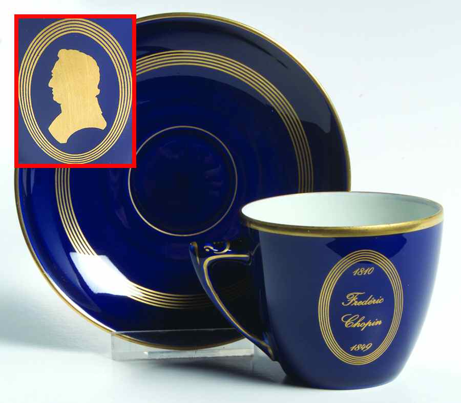 BIG59 Flat Cup & Saucer Set by Bing & Grondahl-1