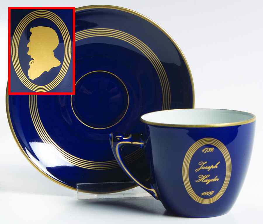 BIG59 Flat Cup & Saucer Set by Bing & Grondahl-1