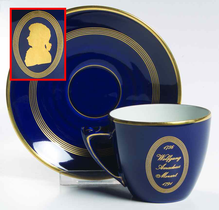 BIG59 Flat Cup & Saucer Set by Bing & Grondahl-1