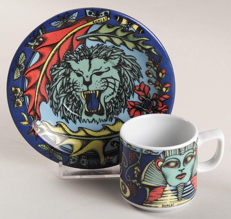 BPL2 Flat Demitasse Cup & Saucer Set by Bopla (Switzerland)-1