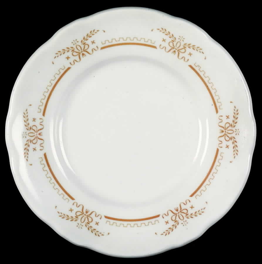BUF100 Small Bread & Butter Plate by Buffalo Pottery-1