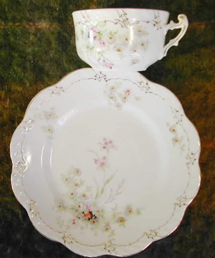 2320 Flat Cup & Saucer Set by Bavaria-1