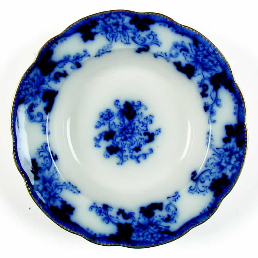 Balmoral Royal Blue Rim Soup Bowl by Burgess & Campbell-1
